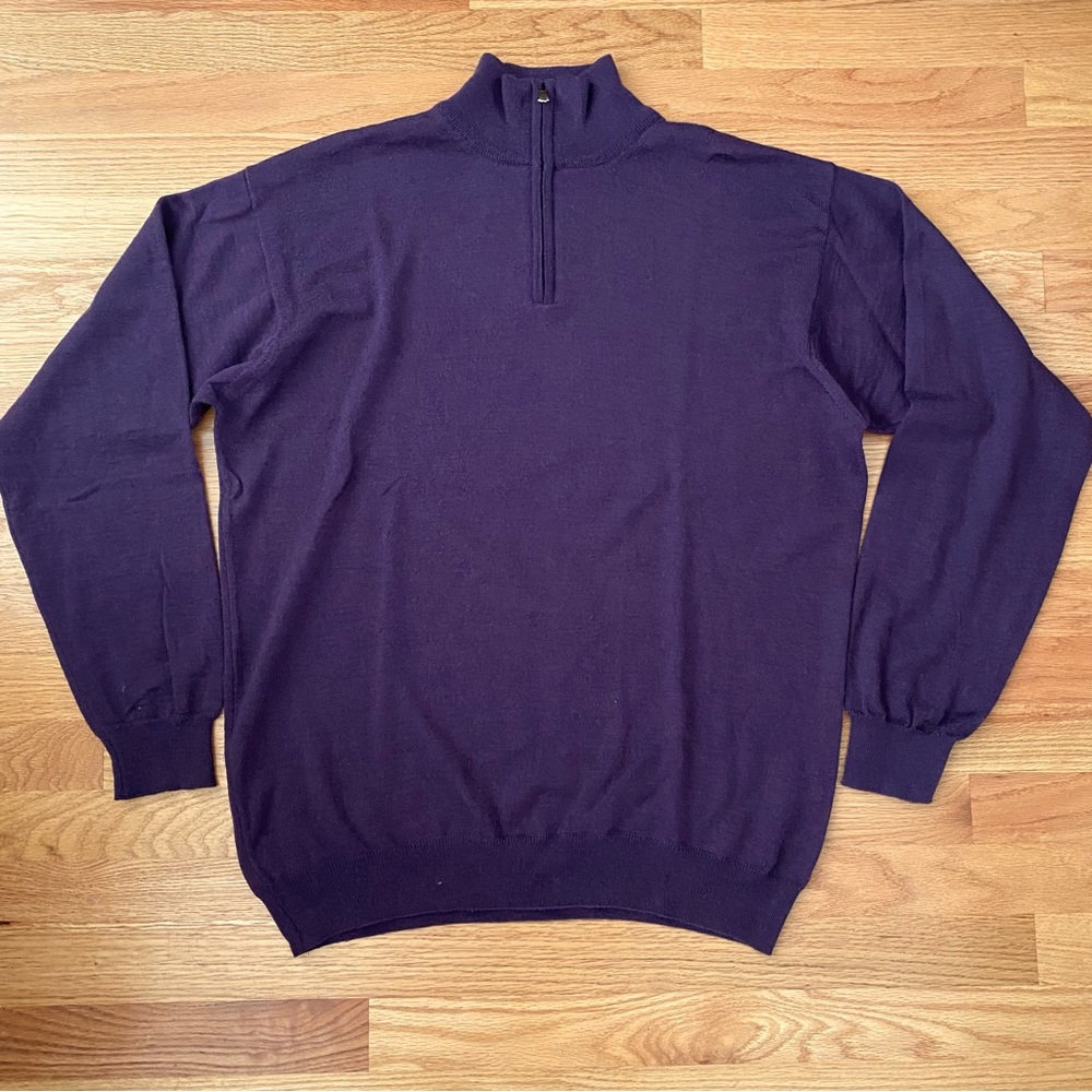 Hammer Made Quarter-zip Mock Neck Sweater